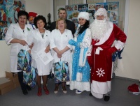 Профсоюз поздравил сотрудников больницы с наступающим Новым годом и Рождеством Христовым!