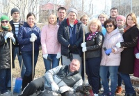 Ханты-Мансийская клиническая психоневрологическая больница присоединилась к Всероссийскому экологическому субботнику «Зеленая Весна»
